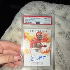 Panini 2017 Origins Rookie Kareem Hunt PSA 10 Kansas City Chiefs
