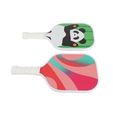 2 Pcs Paddles Fiberglass Surface PVC Frame PU Grip Breathable Pickle