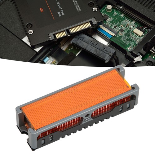 M.2 SSD Heatsink Good Fast Heat Dissipation 58 Exhaust Vents Reduce Noise PWM In - Picture 7 of 22