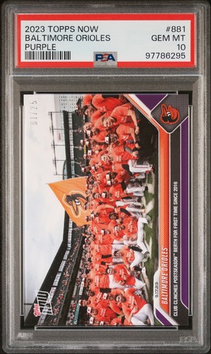 2023 Topps Now 881 BALTIMORE ORIOLES®