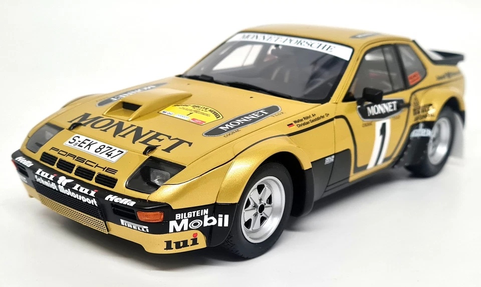 Coche modelo Otto 1/18 Porsche 924 Carrera GT GR.4 ADAC Rally Hessen 81 resina escala Foto 3 de 4