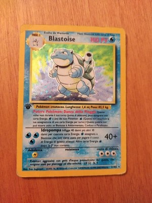 Blastoise Erstausgabe 1999. Lustbar auf Wunsch und auf meine Kosten