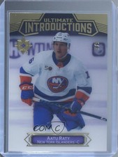 2022-23 Upper Deck Ultimate Collection Introductions Purple 5/5 Aatu Raty 0i47
