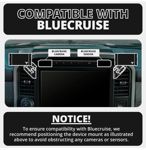 Support téléphone magnétique Tackform Mount MagSafe 21-25 Ford F-150 23-25 Super Duty - Photo 14 sur 20