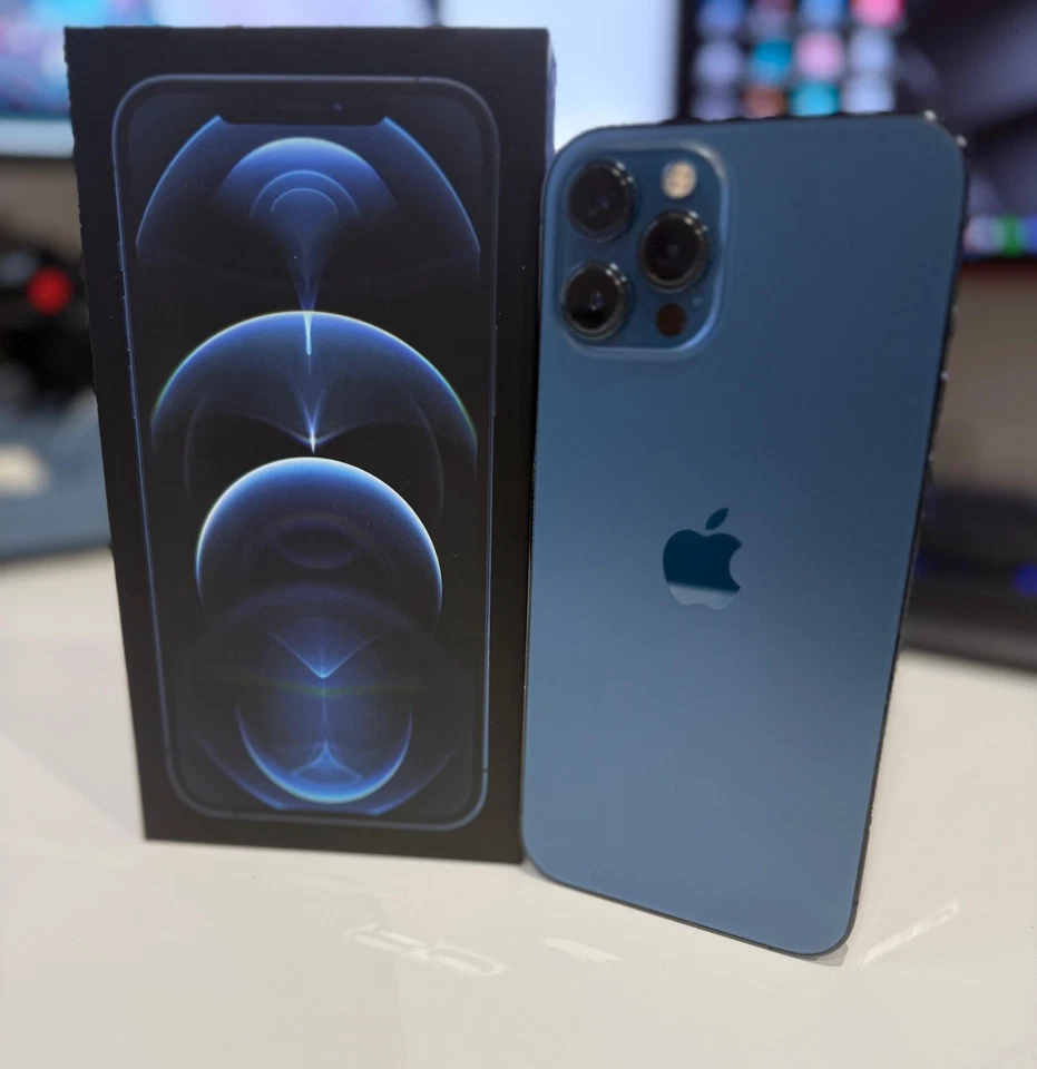 Apple iPhone 12 Pro Max - 128GB - Pacific Blue (Ohne Simlock) - Bild 3 von 4