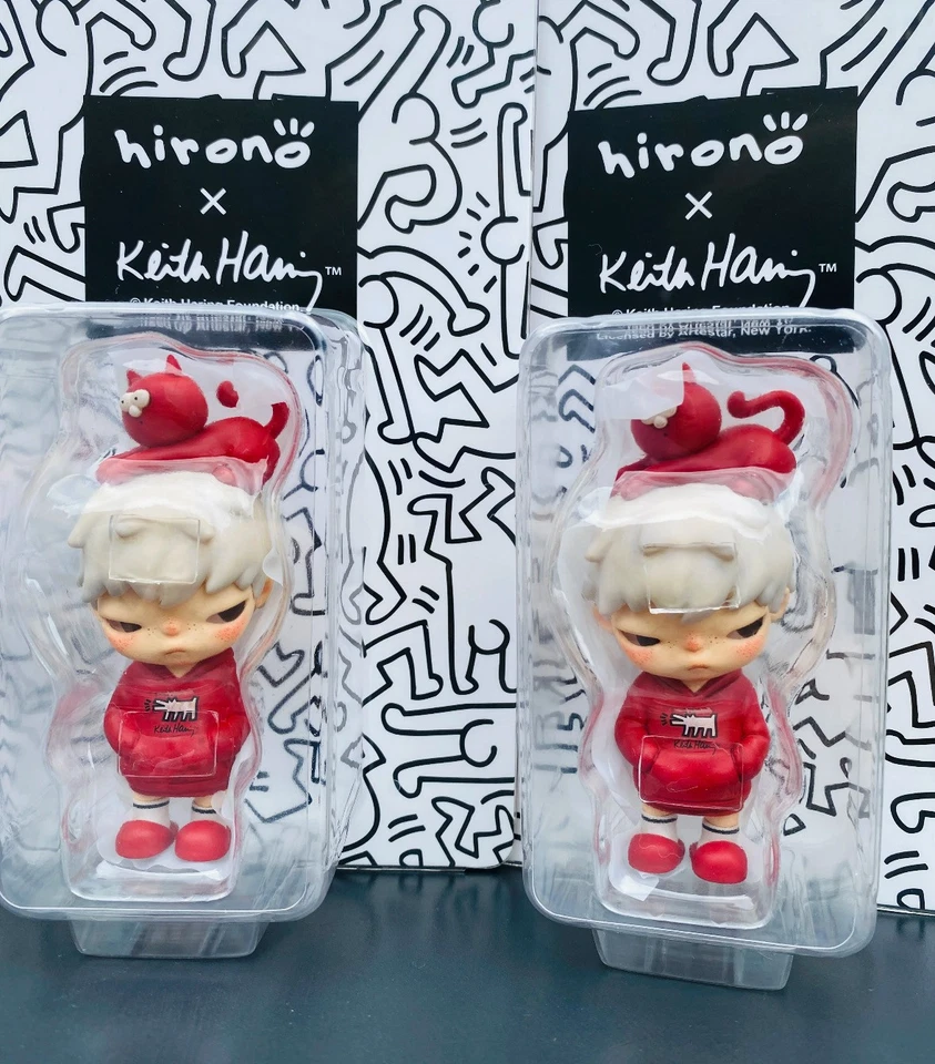 Hirono × Keith Haring Figure Doll Toy Gift New Sealed Limited Edition Authentic - Image 2 of 4