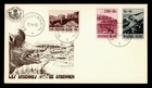 DR WHO 1953 BELGIUM FDC SEMI POST BRIDGE COMBO M81295