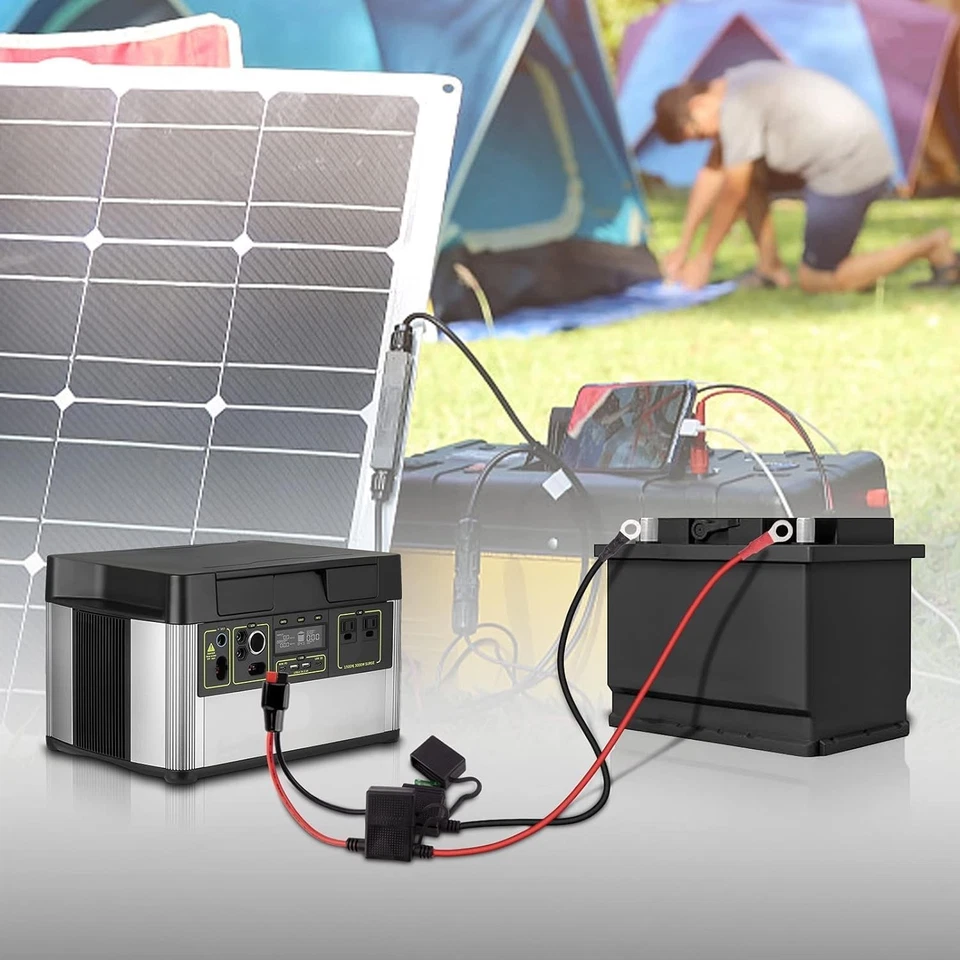 Dual Positive/Negative ATC Style Fuse Holder 10AWG Wire with Ring Terminals 4 Ft - Image 4 of 4