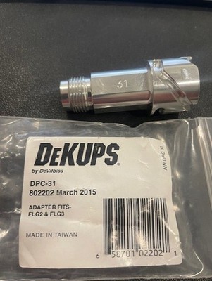 DevilBiss DeKups DPC-31 802202 Adapter for FLG2 & FLG3