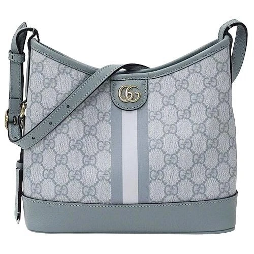 Sac à bandoulière GUCCI OPHIDIA GG Supreme bleu poussiéreux 781402 mini sac à eau #064