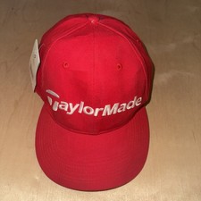 Gorra de béisbol Taylor Made roja nueva con etiquetas