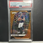 CALEB WILLIAMS 2024 PANINI PRIZM ROOKIE ORANGE LAZER BEARS RC PSA 8 RC BEARS 🐻