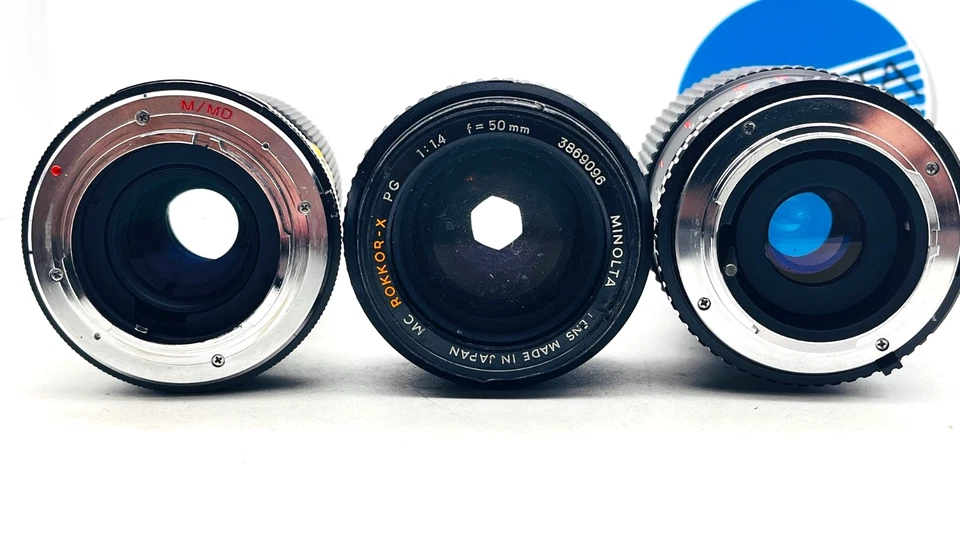 Lote de 3 lentes Minolta, se venden para piezas Foto 3 de 4