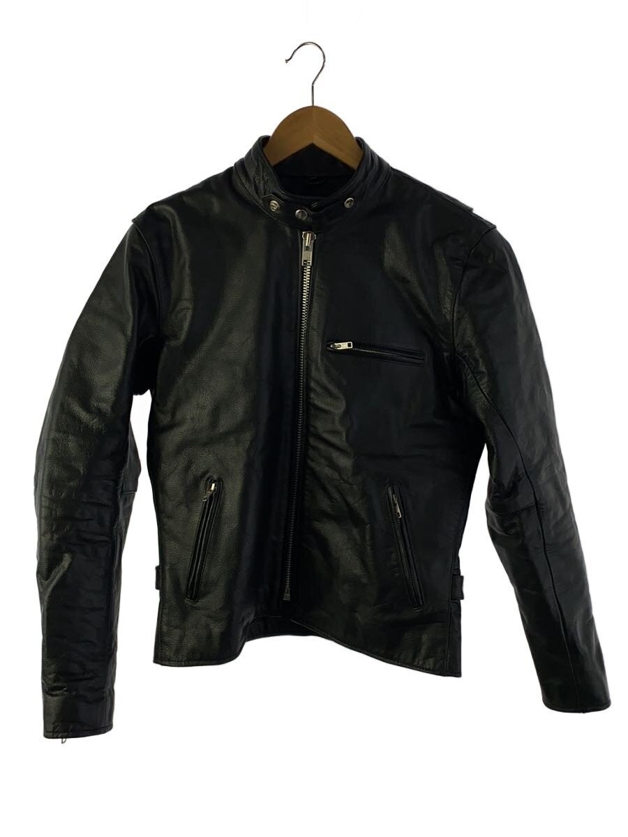 Freedom Single Riders Jacket/40/Leather/Blk/Plain 0063