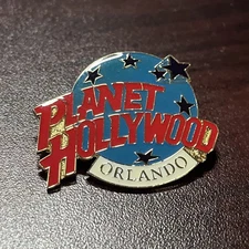 Planet Hollywood Orlando Florida Logo Lapel Hat Pin