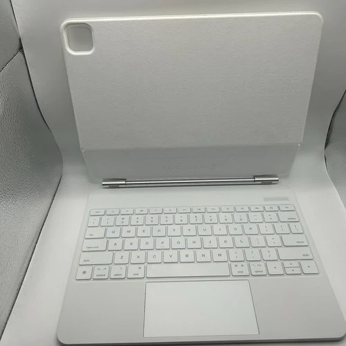 Otuoor iPad 13”/12.9” Magic Keyboard Case w/Trackpad & Backlight – White