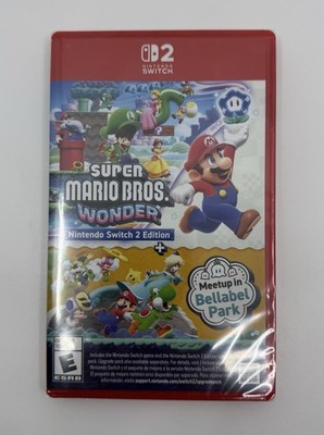 Super Mario Bros. Wonder Nintendo Switch 2 + Meetup in Bellabel Park - BRAND NEW