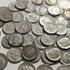 Roll of Silver Roosevelt Dimes 10C - 50 Coins 90% Silver Pre 1964 - $5 FV Total