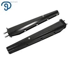 Semi Trucks 2-1/2" Bolt Spacing 30" Mud Flap Hanger Set Spring Loaded Straight