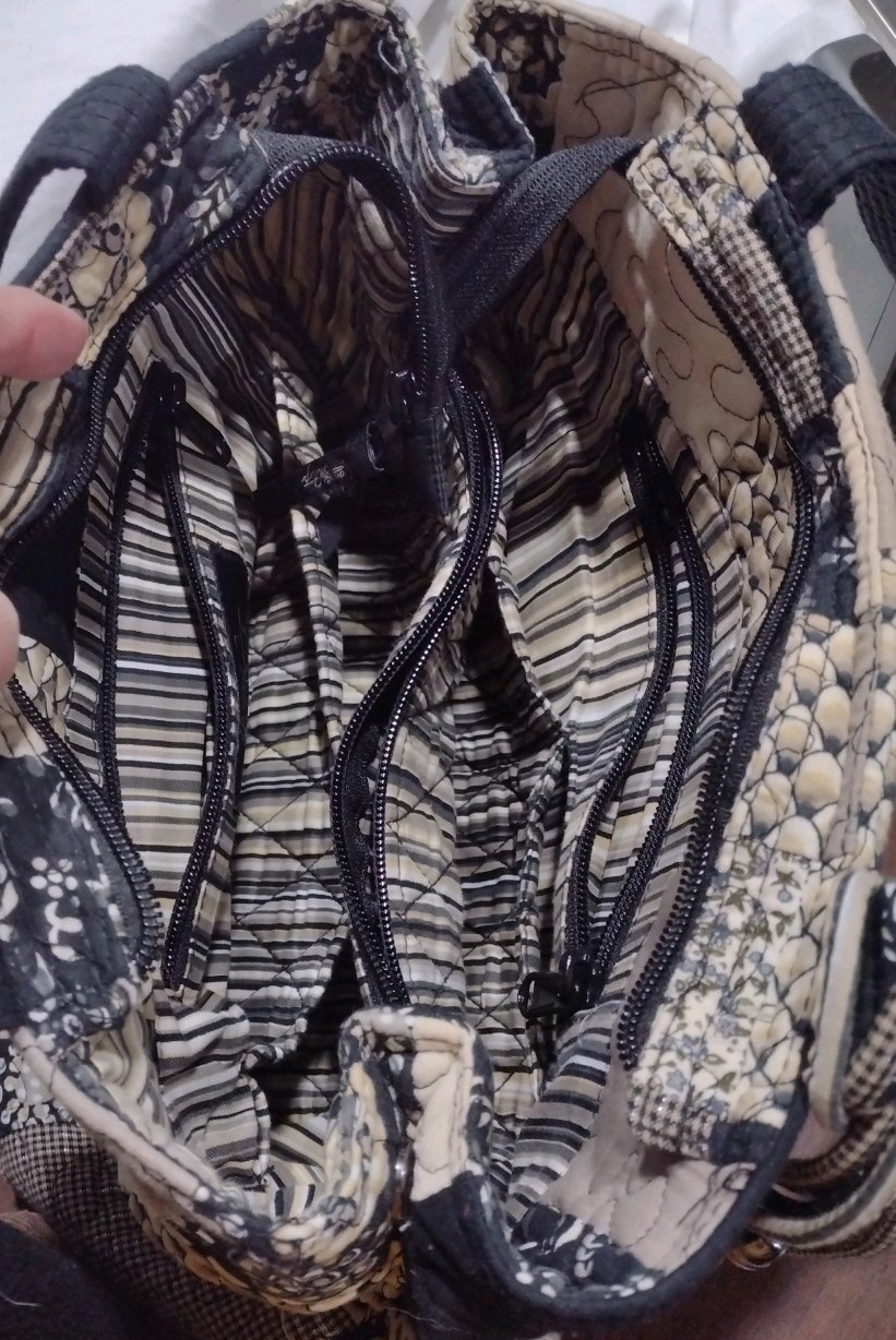 Donna Sharp Quilted Patchwork Shoulder Bag Purse … - image 6