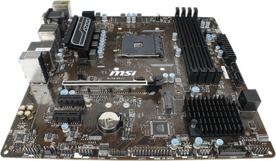 MSI B350M PRO-VDH Micro ATX Mainboard - Sockel AM4 4x DDR4 PCIe3 x16 +I/O Shield