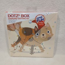 Diamond Dotz Box "Naughty Nice Cat" Diamond Dotting Kit All Inclusive Brand New
