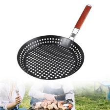 Grilling Skillet Roasting Cooking Outdoor Pan Indoor or Outdoor Grilling Pan