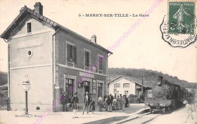CPA 21120 Marey Über Größe XL Der Bahnhof Zug EDT Merckling ca1908
