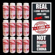 12 Botellas - Lubricante Real J-Lube JLube Polvo en Polvo 10-oz - HECHO EN LOS EE. UU.