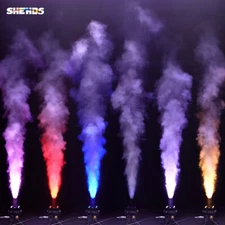 SHEHDS LED 12x3W CO2 RGB Jet Machine DMX512 With 6m Trachea For DJ Stage Show