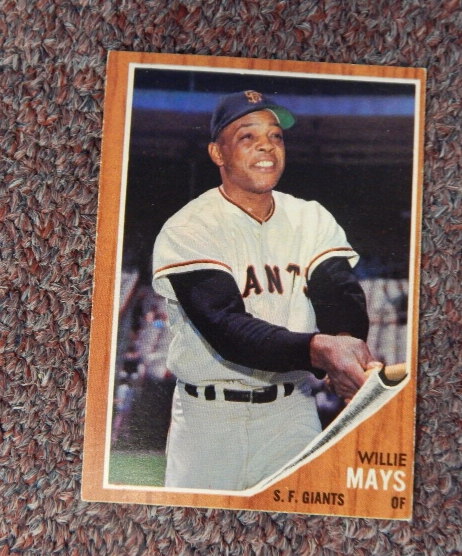 1962 Topps # 300 Willie Mays - EX - Giants (720)