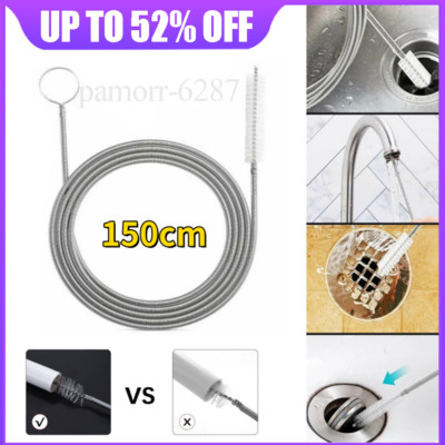 Car Scrub Brush 150cm Flexible Car Sunroof & Drain Cleaning Brush - Long Nylon Brush Tool For Vehicles Sun Roof Drain Cleaning Tool - Foto 3