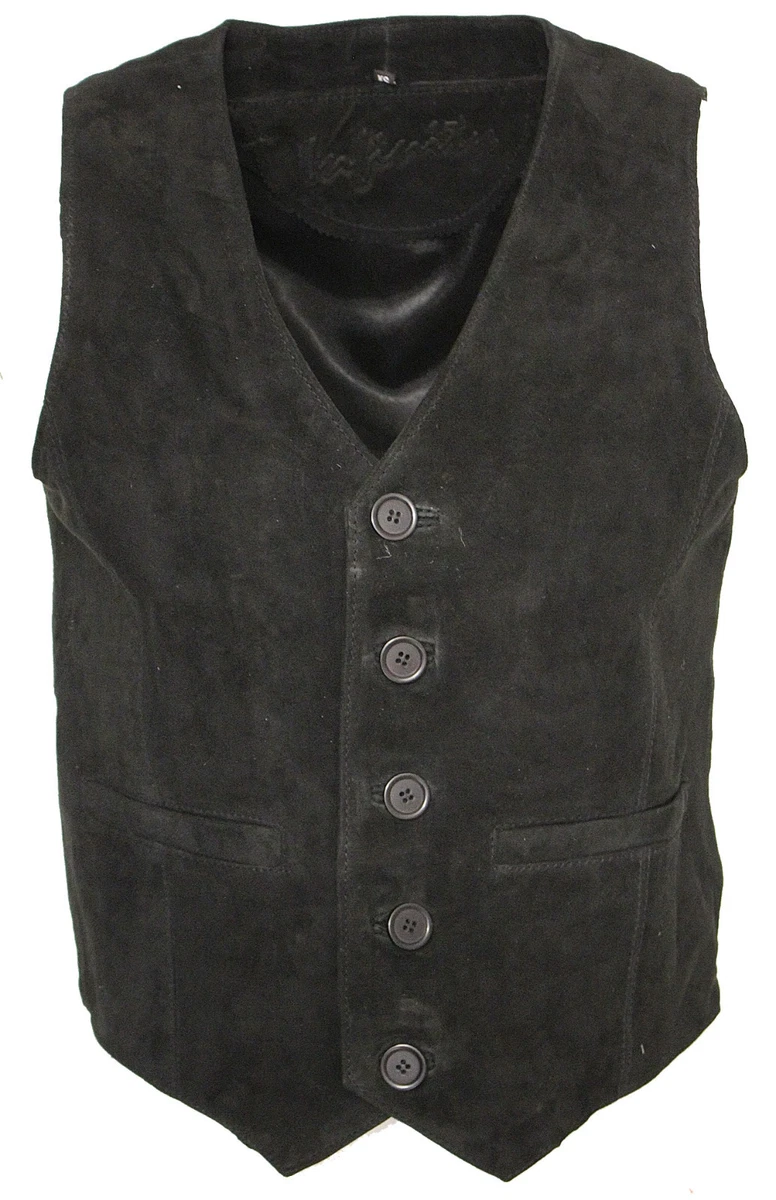 Gilet en daim homme new arrivals