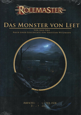 ROLEMASTER: DAS MONSTER VON LEET - ABENTEUER - ROLLENSPIEL - NEU & OVP #S1404