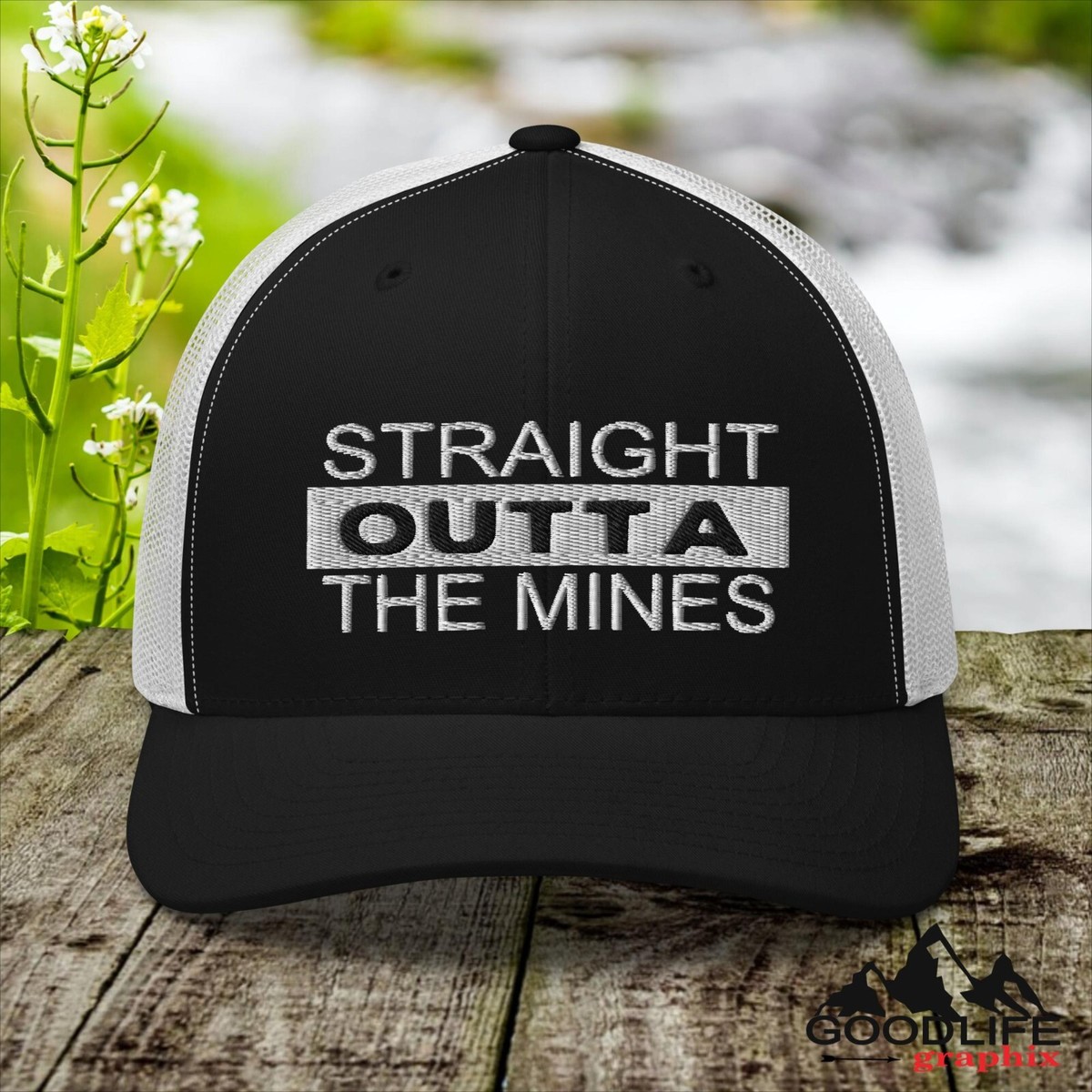 Straight outta the Mines Mining Trucker Hat for Men Women | eBay