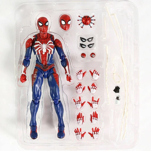 The Spiderman PS4 Advanced Suit PVC Action Figure Model Kid Toy Child Day Gift - Picture 8 of 8