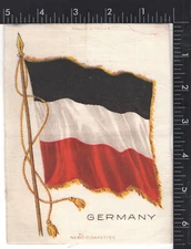 GERMAN FLAG OLD TOBACCO SILK ~ NEBO CIGARETTES ~ 5" x 6 1/2"~ FREE USA SHIP  TS1