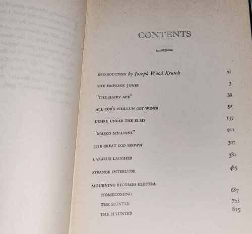 1954 NINE PLAYS BY EUGENE O'NEILL HC/DJ Modern Library Giant MLG#G55 VERY NICE - Picture 4 of 5