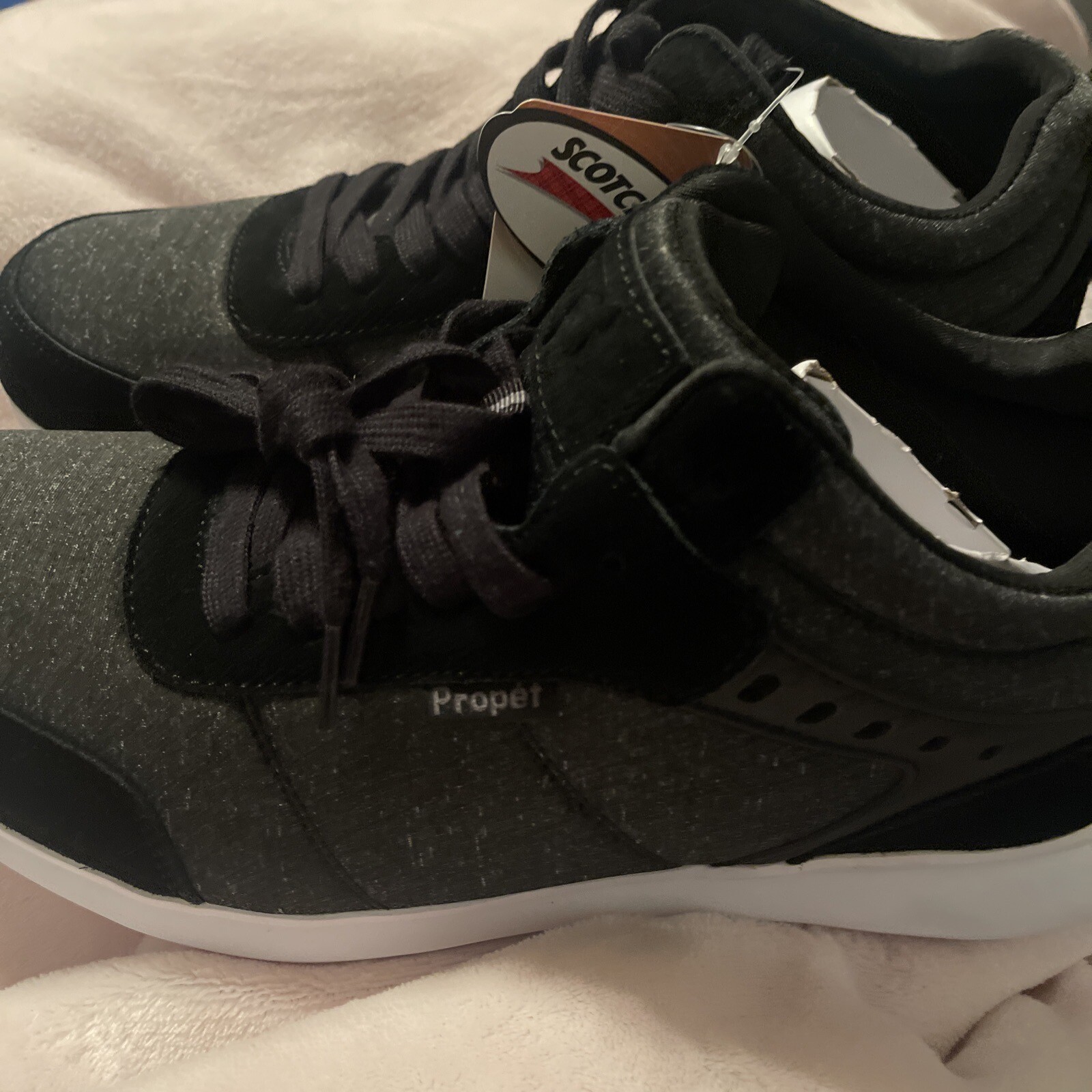 SAOLA Propet Scarpe Tennis Uomo 10 5 Xx Se Viator Hi Sneakers Nero Punta Tonda Stringate