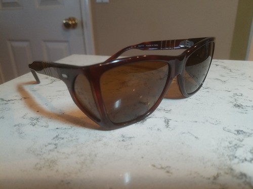 Vintage Persol Ratti Sunglasses Brown on Brown 009 12294 Italy Authentic EUC - Picture 2 of 24