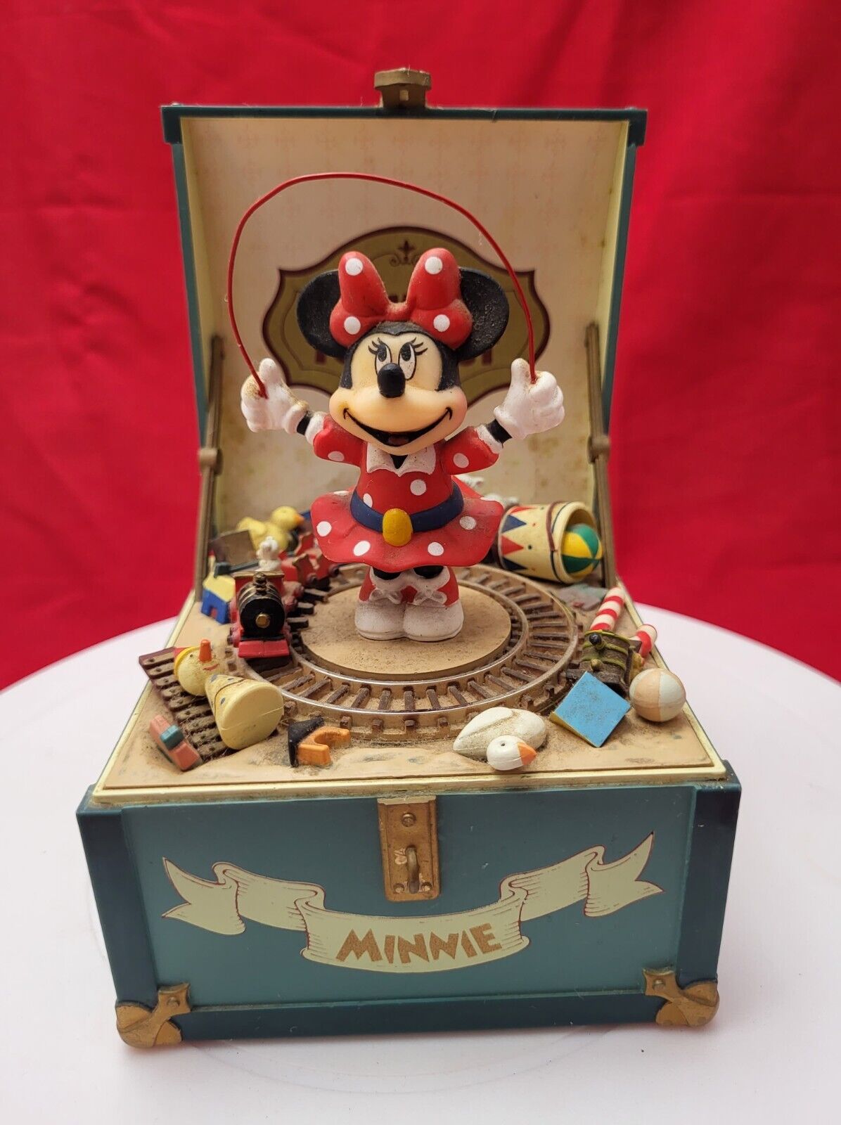 schmid MINNIE´S TOY CHEST MUSIC BOX-