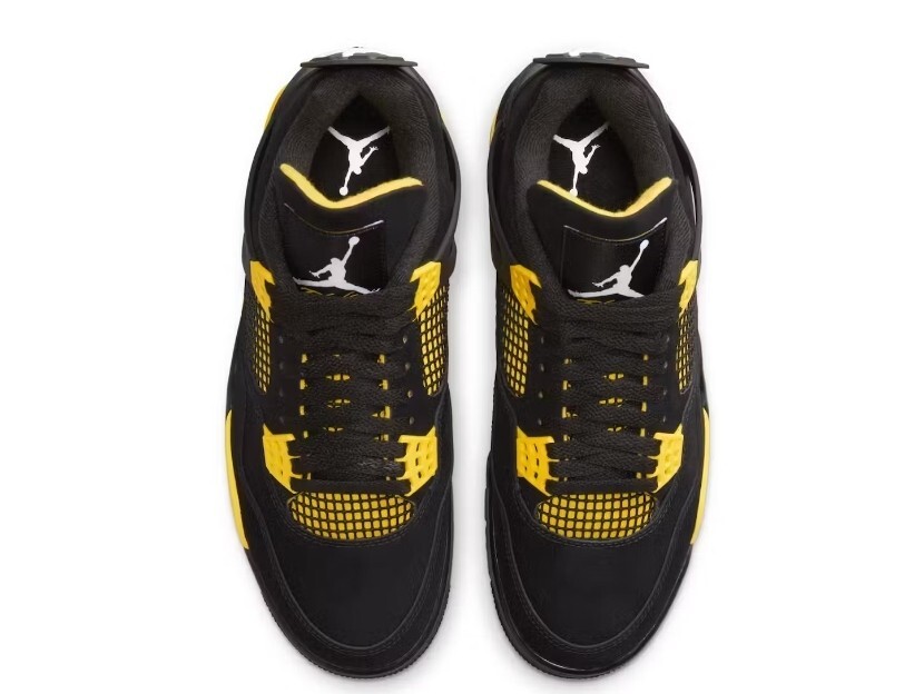 🔶2023 NIKE AIR JORDAN 4 THUNDER RETRO TOUR YELLOW BLACK OG 🔶2023 NIKE AIR JORDAN 4 THUNDER RETRO TOUR YELLOW BLACK OG