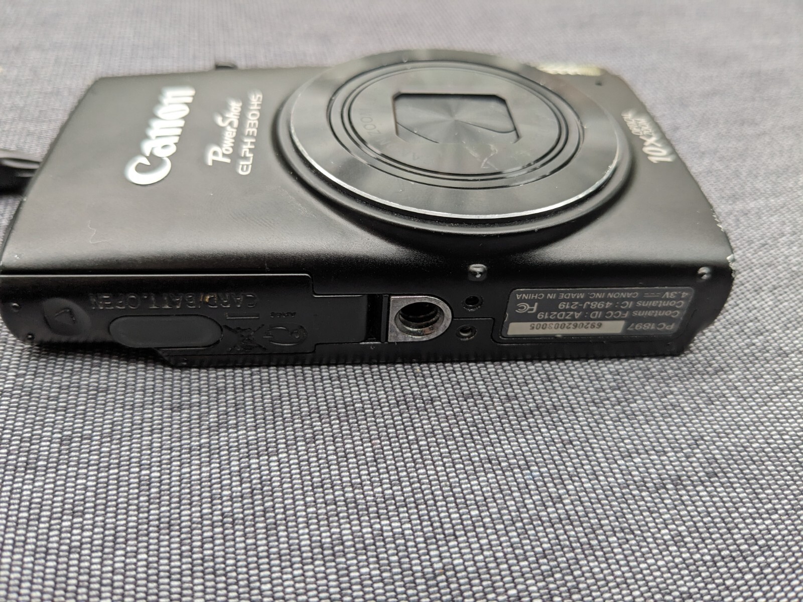 Canon PowerShot ELPH 330 HS / IXUS 255 HS 12.1MP Digital Camera Black
