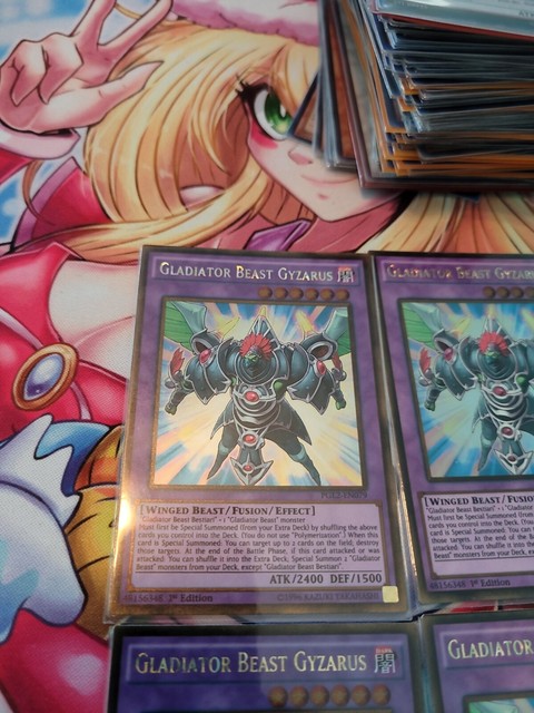 Yu-Gi-Oh! Gladiator Beast Gyzarus Gold Rare – Karte Aus Premium Gold: Return Of The Bling