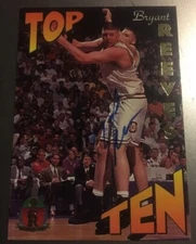 Bryant Reeves Oklahoma State Basketball Signature Rookies autograph card Insert