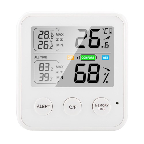 New Thermometer Outdoor Indoor Digital LCD Hygrometer Temperature Humidity Meter - Picture 10 of 12