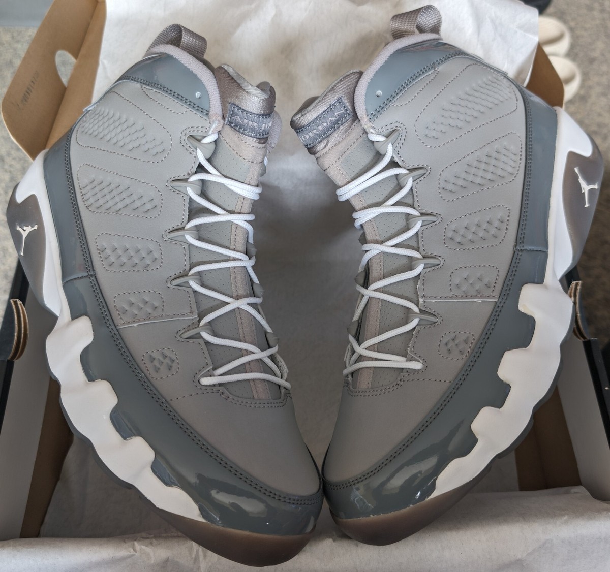 Air Jordan 9 Retro 10.5 グレー Air Jordan 9 Retro Cool Grey 2012 SIZE 10 NEW DS IX