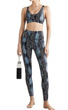 VARLEY Women's Night Sky Bromley Sports Bra and Marina Leggings Set Size Large