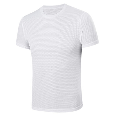 Mens Quick Dry T-shirt Moisture Wicking Athletic Shirts Running Workout Gym Tops