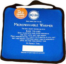 Microwavable Pet Bed Warmer Blue 9" X 9"